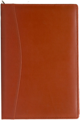 Flipkart SmartBuy PU Leather Ring File Folder (With 20 Leaves)(Set Of 1, Tan)