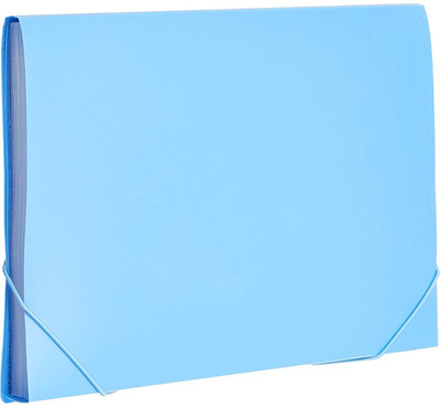 SHINING ZON Pp 13 Pocket Expanding File Folder For Document Certificates(Set Of 2, Blue)