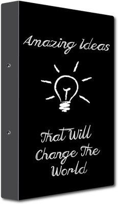 Nourish Cardboard Punchless File Folder(Set Of 1, Black)