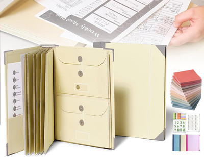 TRIVYOM Paper Document Organizer File Folder(Set Of 1, Yellow)