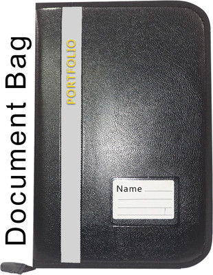 Parthav PU Leather Office Document,Certificate File Folder(Set Of 1, Grey)