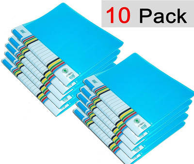 VJTI plastic file(Set Of 10, Multicolor)