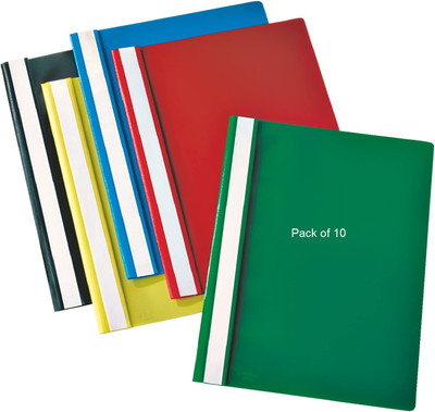 SHINING ZON Report File Document File(Set Of 10, Multicolor)
