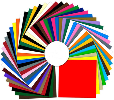 Eclet 100 pcs Color A4 Medium Size Sheets (10 Sheets Each Color) File Folder(Set Of 1, Multicolor)