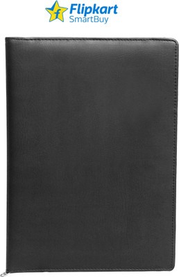 Flipkart SmartBuy PU Leather Document File Folder(Set Of 1, Black)