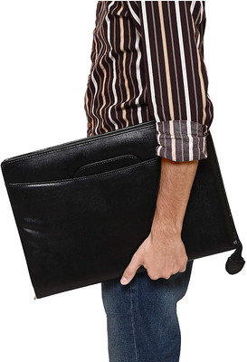 Leffit Leather File Folder(Set Of 1, Black)