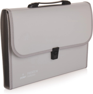 polen Polypropylene Expanding File Folder(Set Of 1, Grey)