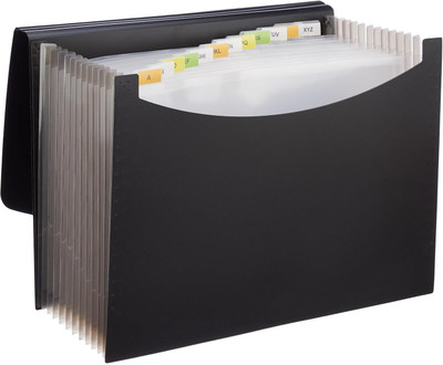 SVULINT plastic File Folder A4 Handheld Folder Large Capacity 13 Layer Organizer(Set Of 1, Multicolor)
