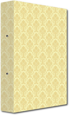 Nourish Cardboard 2-O- Ring Binder(Set Of 1, Multicolor)