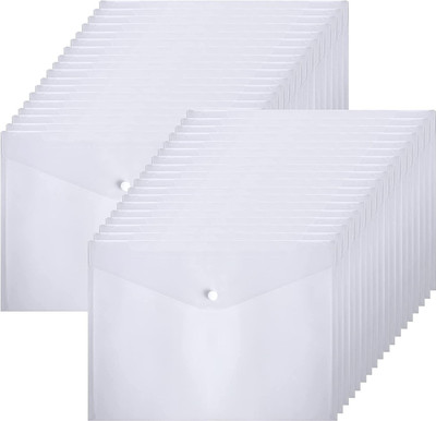 SHINING ZON Button Folder Button Folder(Set Of 100, Transparent)