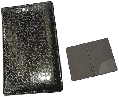 PAUL SONS Smooth Leather Finish Bill Folder(Set Of 1, Black)