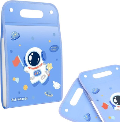 Jaravik Plastic File Folder (Astronaut Light Blue)(Set Of 1, Light Bliue)