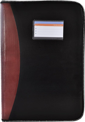 vbo Professional Document Organizer Folder with 20 Sleeves & Cheque Book Holder Professional Document(Set Of 1, Multicolor)