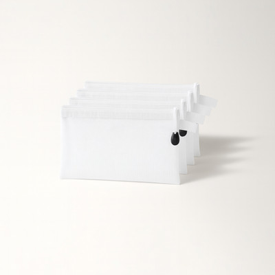YELONA Nylon Mesh Foder(Set Of 4, White)