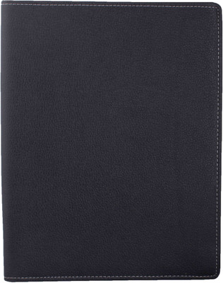ZesTale Premium Leatherette Conference Document Folder(Set Of 1, Black)