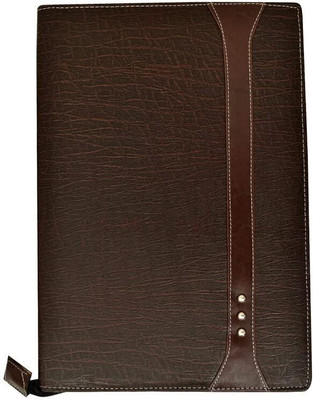 CAMPIO Leatherette 20-Leafs Premium Multipurpose Professional File Folders for Certificates Holder(Set Of 1, Brown)