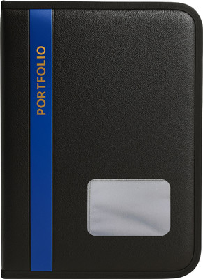 WTS GLOBAL Faux Leather Portfolio Folder(Set Of 1, Mix color)