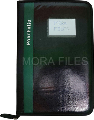 Mora Plastic File Folder(Set Of 1, Black)