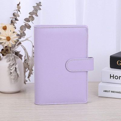 EXCECAR Faux Leather File Folder(Set Of 1, Purple)