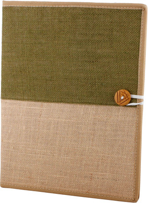 ZesTale Jute Document Folder(Set Of 1, Multicolor)