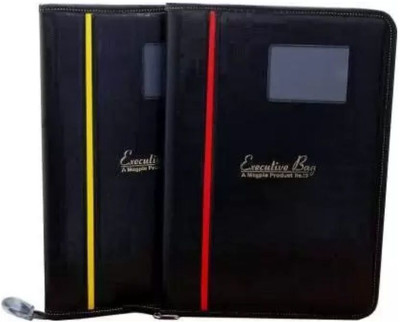 TRENDY ONE Faux leather Document file & folder Organizer(Set Of 1, Multicolor)