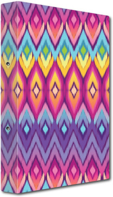 Nourish Cardboard Punchless File Folder(Set Of 1, Ikat colourful)