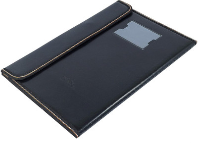 PACKWAGON Leather FILE FOLDER(Set Of 1, Black)
