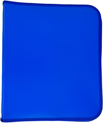 SAYA Plastic Document File(Set Of 1, Blue)