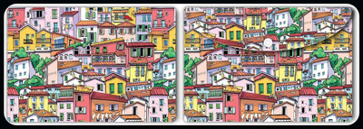 Nourish Plastic Document Folder(Set Of 2, French-old-town)