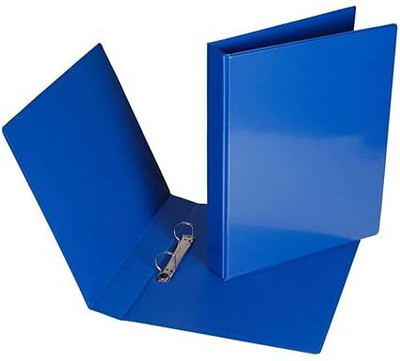 jewett file folder 2D Ring Binder File, A5 Size File Folder for documents(Set Of 4, Black)