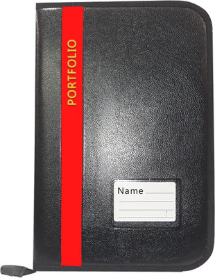 Parthav PU Leather Office Document,Certificate File Folder With 20 Leefs for A4/FS Document(Set Of 1, Red)