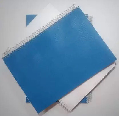 C J Choice Spiral binding sheet A4 size Pack of 100 sheet per set(Set Of 2, White, Blue)