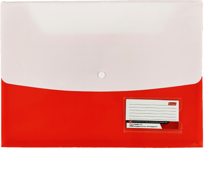 NEELGAGAN My Clear Bag MCB-275-DPG - My Clear Bag (Pack Of 10 - Red)(Set Of 10, Red)