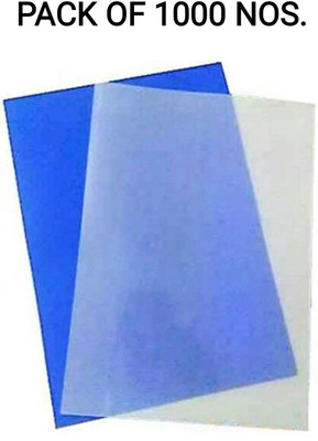 R K SALES Plastic Spiral Sheet(Set Of 1000, White, Blue)