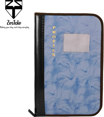 ZesTale Professional Faux leatherette File Folder/Document Holder/Certificate Folder (20 Leaves)(Set Of 1, Multicolor)