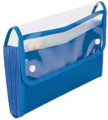 ADA Plastic Expanding File Box(Set Of 1, Blue)