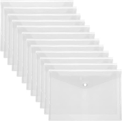 Craftree PLASTIC FILE FOLDER(Set Of 10, White)