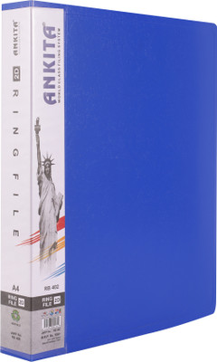 Urban Magic Plastic Ring binder file(Set Of 1, Blue)