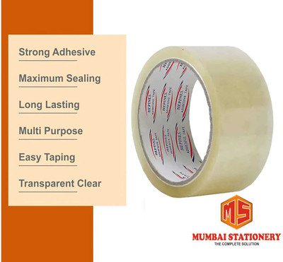 Mumbai stationery transparent large tape (Manual)(transparent)
