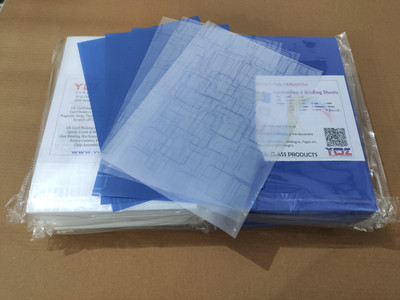 YOZTECH P.P. Plastic Binding File Cover 1 Pcs 100(Set Of 1, Blue)