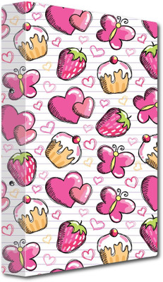 Nourish Cardboard Punchless File Folder(Set Of 1, Strawberry)