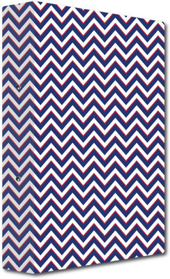 Nourish Cardboard 2-D- Ring Binder(Set Of 1, Multicolor)