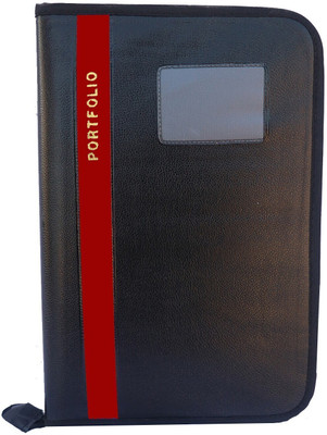 Kopila Synthetic Leather A4/FS type Paper(Set Of 1, Red, Black)
