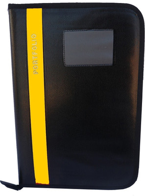 Kopila PU 20 Heavy Leaf's Yellow office/document holder/certificate/report file folder Set of 1 A4 & FS Size(Set Of 1, Yellow)