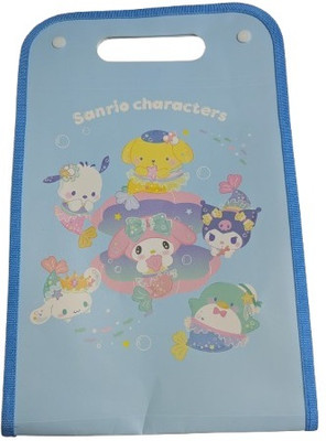 Eclet Plastic 1Pc Button Lock School Folder File 13-Pocket Waterproof Organizer(any random design will send)(Set Of 1, Multicolor)