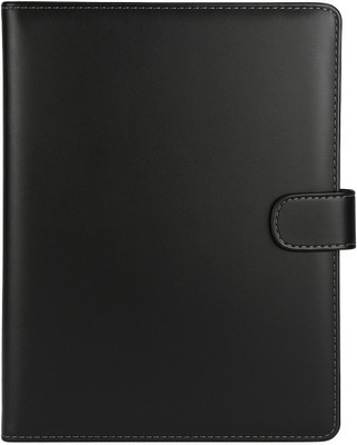 Dacto2pick Faux leather Conference Folder(Set Of 1, Black)