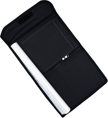 ASRAW Nylon Vehicle Organizer Ergonomic Waterproof Document Holder 6 Leafs With Multiple Pockets(Set Of 1, Black)
