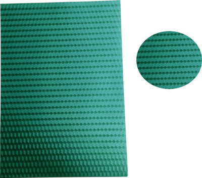 Kosh High Quality PVC spiral book binding sheet A/4(Set Of 100, Transparent Green)