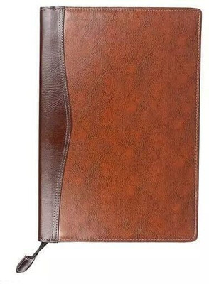 Parthav PU Leather Multipurpose B4 Professional File Folders for Certificates,Documents(Set Of 1, Brown)
