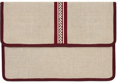 CAMPIO Jute Premium Multipurpose Bag File Folder for Certificate Important Documents Holder(Set Of 1, Maroon)